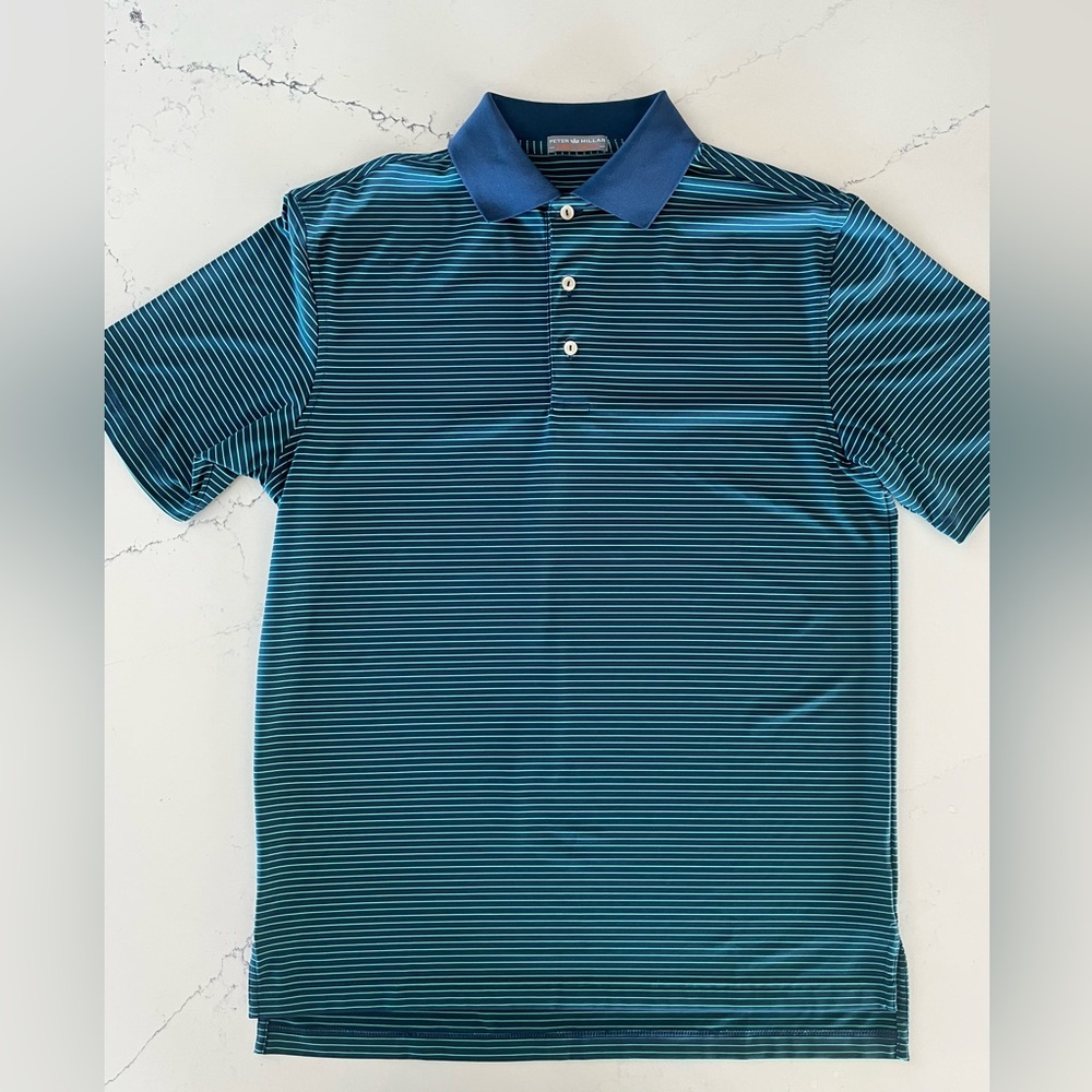 Three Peter Millar golf shirts